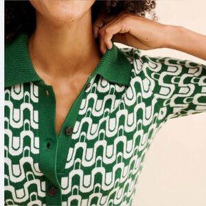 Anthropologie The Kinsley Collared Cropped Cardigan Sweater by Maeve X-Small XS